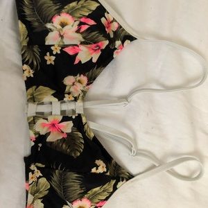 Floral Bathing Suit Top